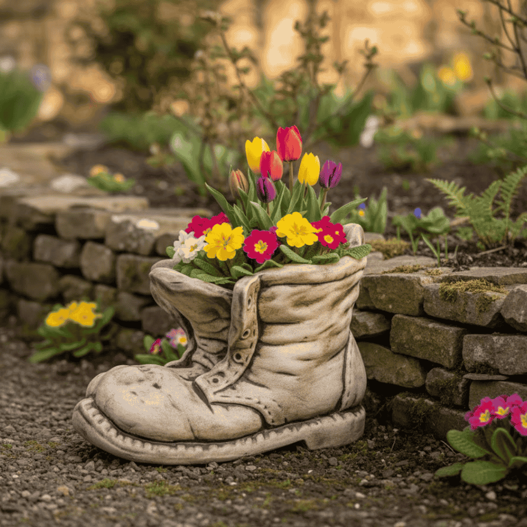 Detailní pohled na keramickou botu